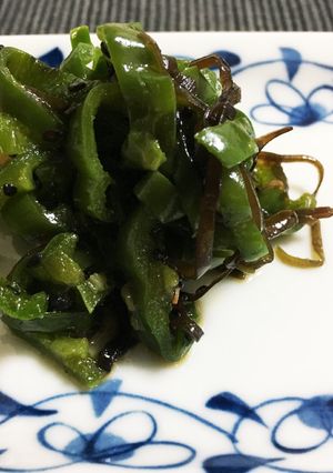 塩昆布で無限ピーマン-レシピのメイン写真