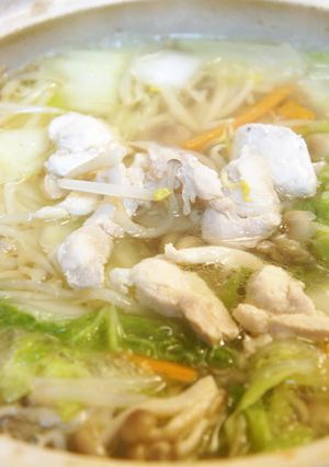 ダシダで、野菜たっぷり鶏鍋-レシピのメイン写真