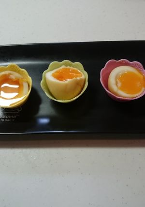 久原あごだしつゆで…○半熟味たまご○-レシピのメイン写真