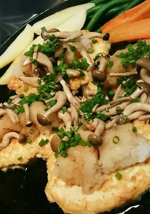 ふわっふわ～♪おろし豆腐ハンバーグ-レシピのメイン写真