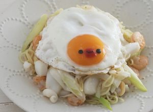 ひよこデコのガーリックシーフード塩焼そば-レシピのメイン写真