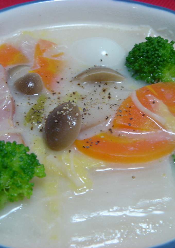 栄養満点はくさいとお野菜のクリーム煮-レシピのメイン写真