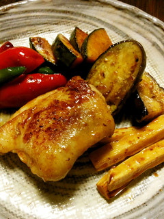 鶏もも肉とお野菜ごろごろ鍋照り焼き-レシピのメイン写真