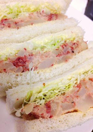 簡単☆カフェの味!コンビーフポテトサンド-レシピのメイン写真