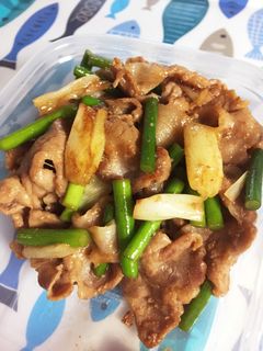 ニンニクの芽入り焼肉-レシピのメイン写真