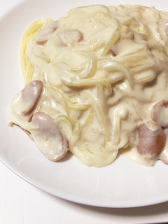 簡単♪クリームソースパスタ-レシピのメイン写真