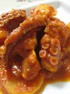 タコとじゃがいものバジルトマト煮-レシピのメイン写真