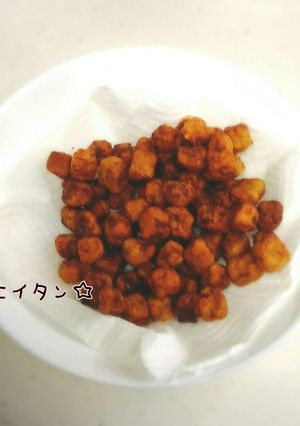 高野豆腐のかりかりカレートッピング！-レシピのメイン写真