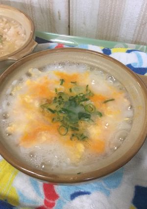 【男性必見】 簡単たまごがゆ!!-レシピのメイン写真