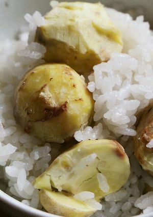 【簡単！調味料一つ！】秋の味覚♪栗ご飯-レシピのメイン写真