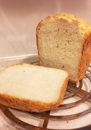 ホームベーカリーで米粉配合ふわふわ食パン-レシピのメイン写真