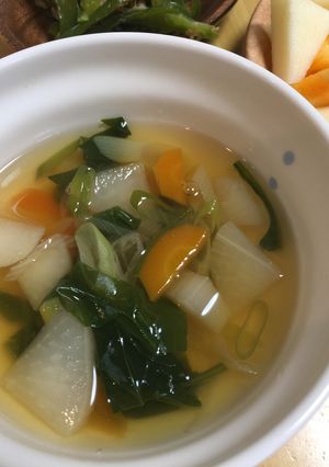 あごだしで優しい味・うどんも♡和風スープ-レシピのメイン写真