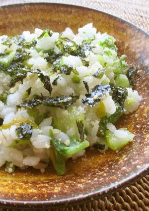 麦入りで♪大根菜のリゾット-レシピのメイン写真