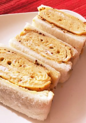 厚焼き玉子のサンドイッチ-レシピのメイン写真