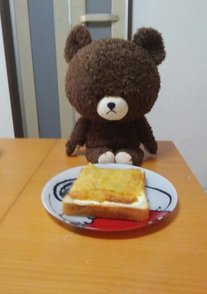 じっくり朝ごはんスイートポテト風トースト-レシピのメイン写真