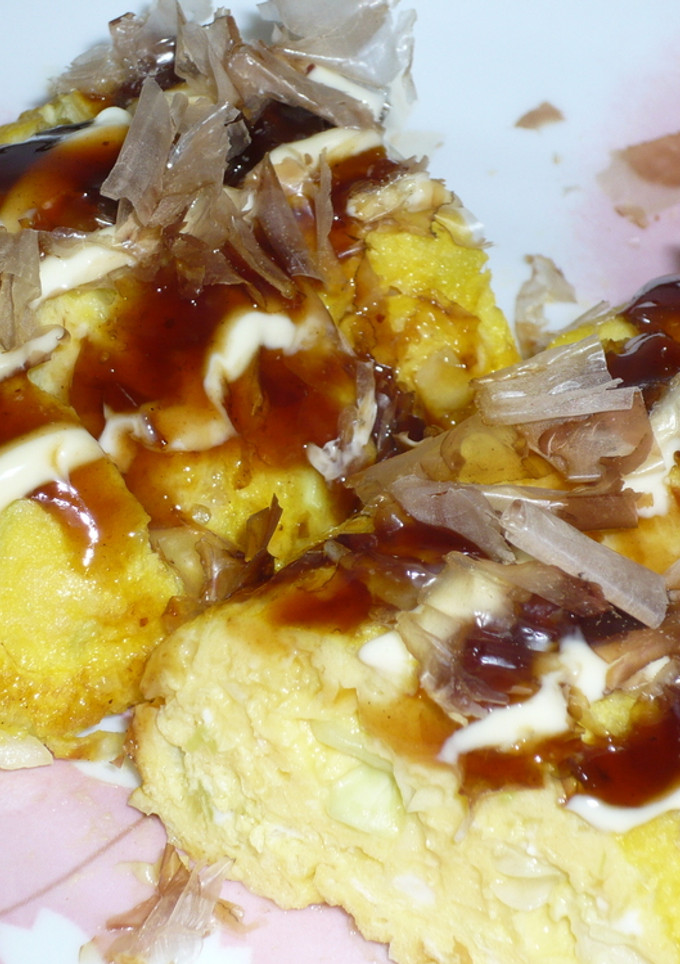お好み焼き風ﾟ+｡:.卵焼き♡お弁当にも-レシピのメイン写真