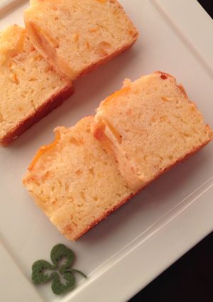 柿とオレンジピールのパウンドケーキ♡-レシピのメイン写真