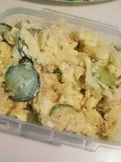 ゴロゴロポテト&ぬか漬けきゅうりポテサラ-レシピのメイン写真