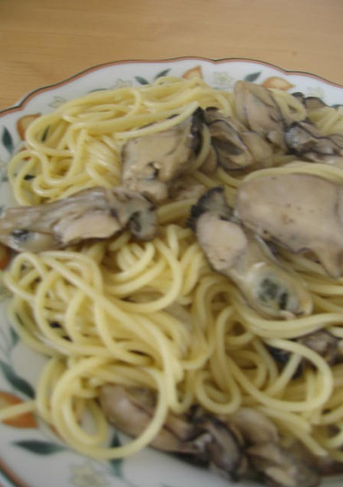 ガーリックバター風味の牡蠣パスタ-レシピのメイン写真