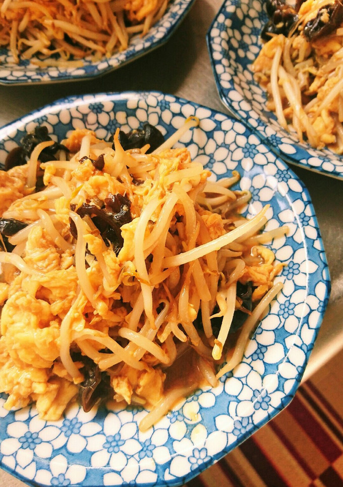 卵ともやしとキクラゲの炒め物-レシピのメイン写真