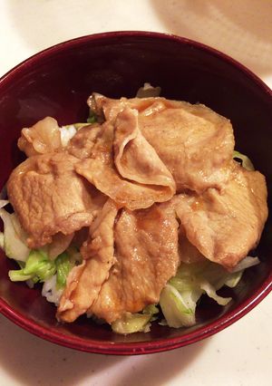 豚キャベツ丼-レシピのメイン写真