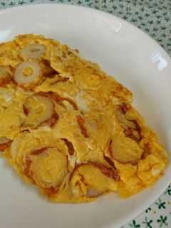 ちくわ入り玉子焼き-レシピのメイン写真