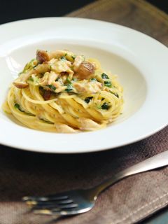 しめじとツナとほうれん草のクリームパスタ-レシピのメイン写真