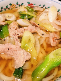 ネギ肉うどん♡-レシピのメイン写真