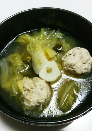 風邪ひきさんに♪スタミナ白菜スープ♡-レシピのメイン写真