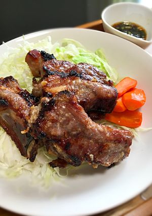 薬味たっぷりタレのスペアリブの塩麹焼き-レシピのメイン写真
