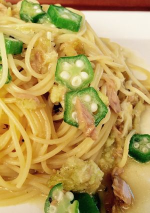 すだちとツナのパスタ(うどん)-レシピのメイン写真