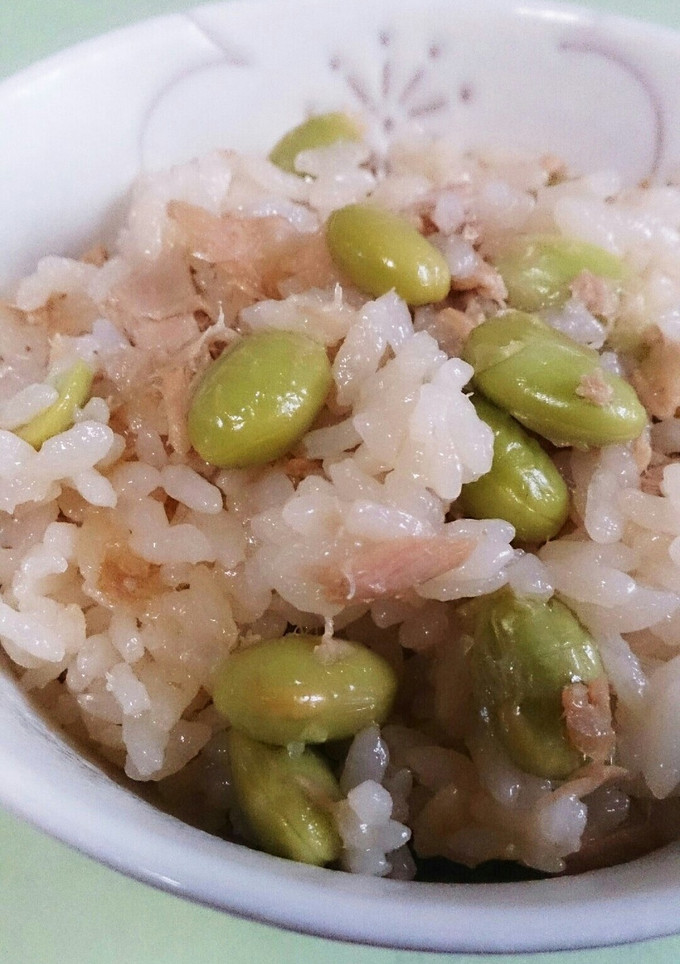簡単！枝豆とツナの炊き込みご飯-レシピのメイン写真