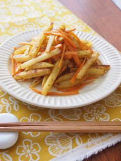 じゃが芋と人参の マヨカレーきんぴら-レシピのメイン写真