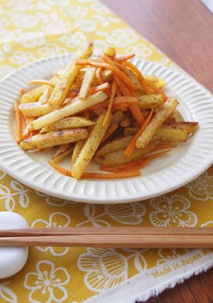じゃが芋と人参の マヨカレーきんぴら-レシピのメイン写真