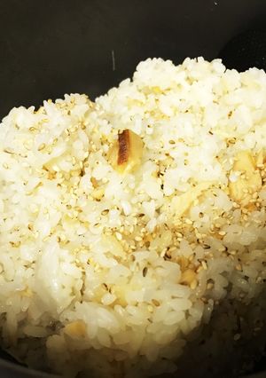 鮭の炊き込みご飯(昆布の粉末の素、塩)-レシピのメイン写真