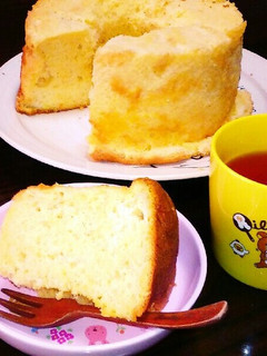 ふわふわシフォンケーキ-レシピのメイン写真