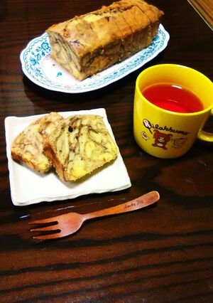 マーブルパウンドケーキ-レシピのメイン写真