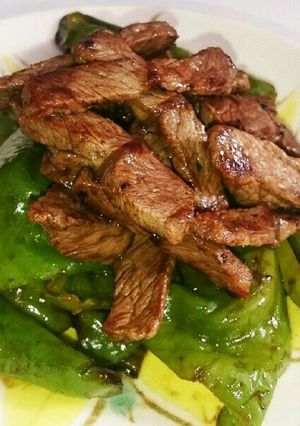 牛肉とピーマンのオイスター炒め-レシピのメイン写真
