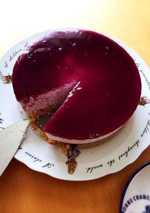 ぶどうのレアチーズケーキ-レシピのメイン写真
