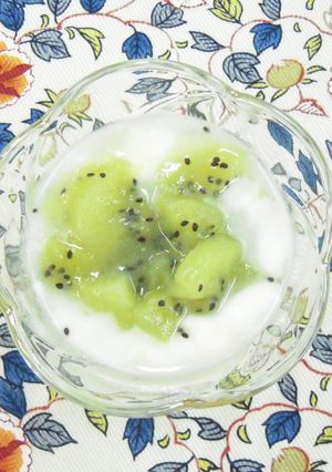 ヨーグルト 食べジャム添え☆宇都宮市保セ-レシピのメイン写真