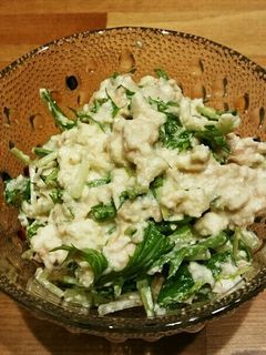 豆腐と水菜のサラダ-レシピのメイン写真