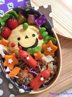 ハロウィン★簡単♩オムライス♫キャラ弁-レシピのメイン写真