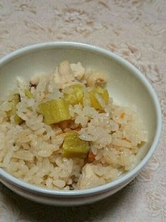 秋の味覚炊き込みご飯-レシピのメイン写真