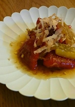 ドレ酢で☆焼きパプリカの和風マリネ-レシピのメイン写真