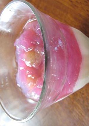 豆乳杏仁豆腐withぶどうぷるるんジュレ-レシピのメイン写真