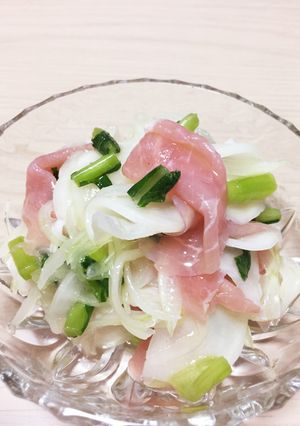 ☆手早く簡単☆小かぶと生ハムのマリネ-レシピのメイン写真