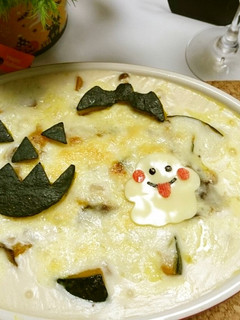 かぼちゃときのこのグラタン★ハロウィン-レシピのメイン写真