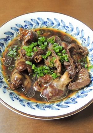 調理師さんの鶏ハツ煮-レシピのメイン写真