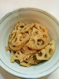 れんこんの炒め煮-レシピのメイン写真