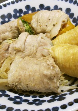 野菜たっぷり、ゆる糖質オフ豚巻き-レシピのメイン写真